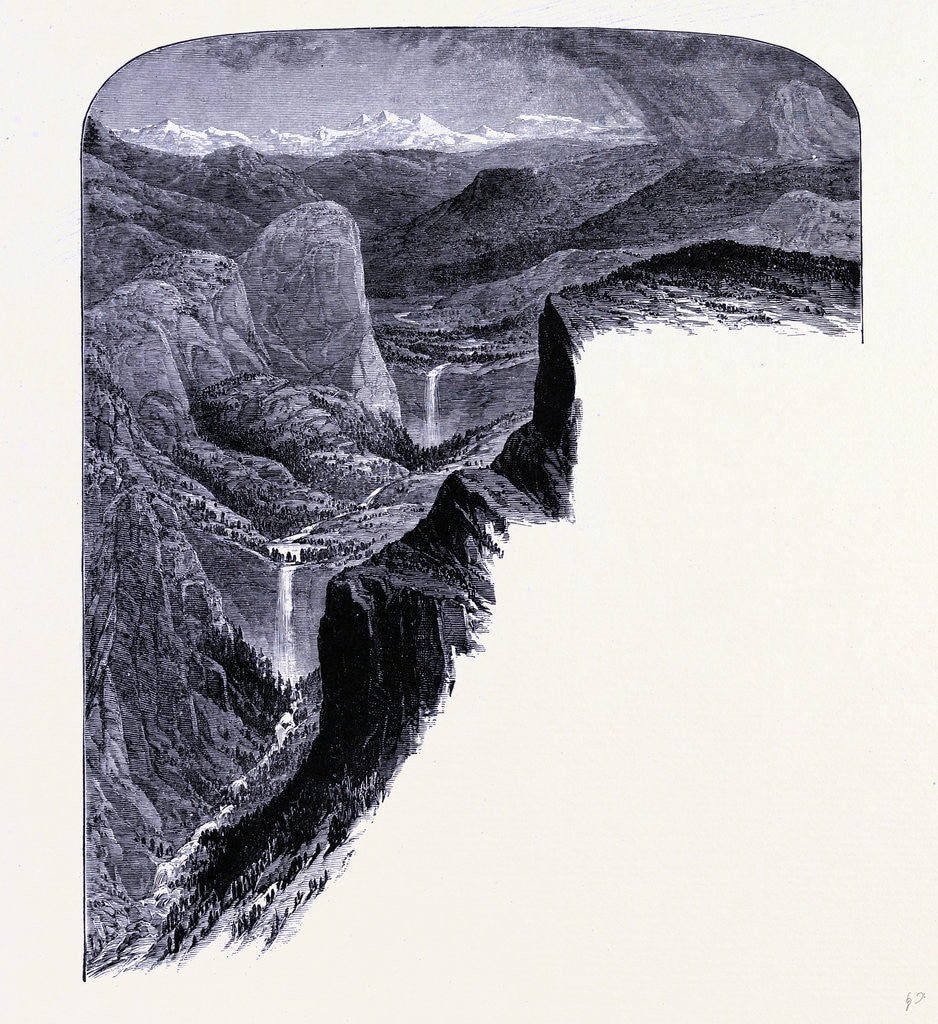 Detail of The Merced Fall Seen from Point Trail by Anonymous