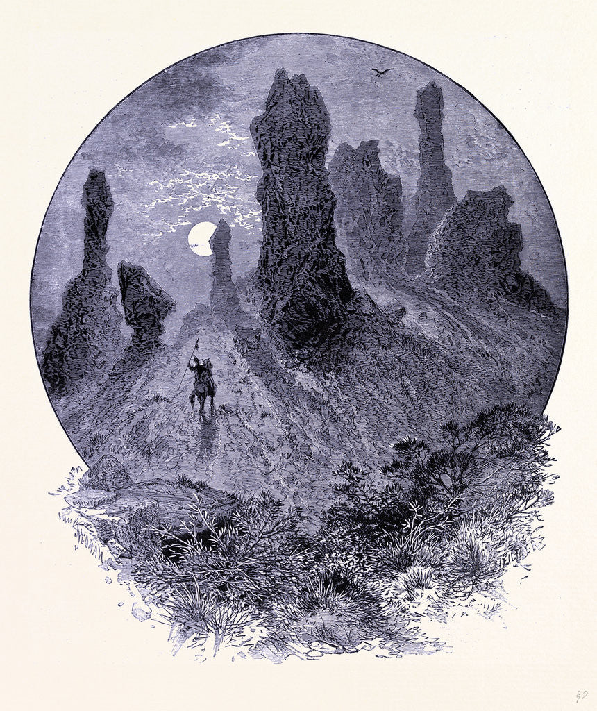 Detail of Witches Rock by Anonymous