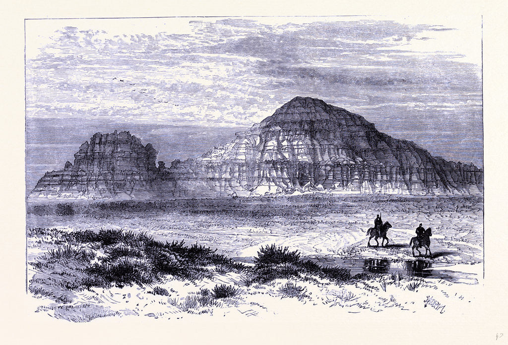 Detail of Church Butte by Anonymous