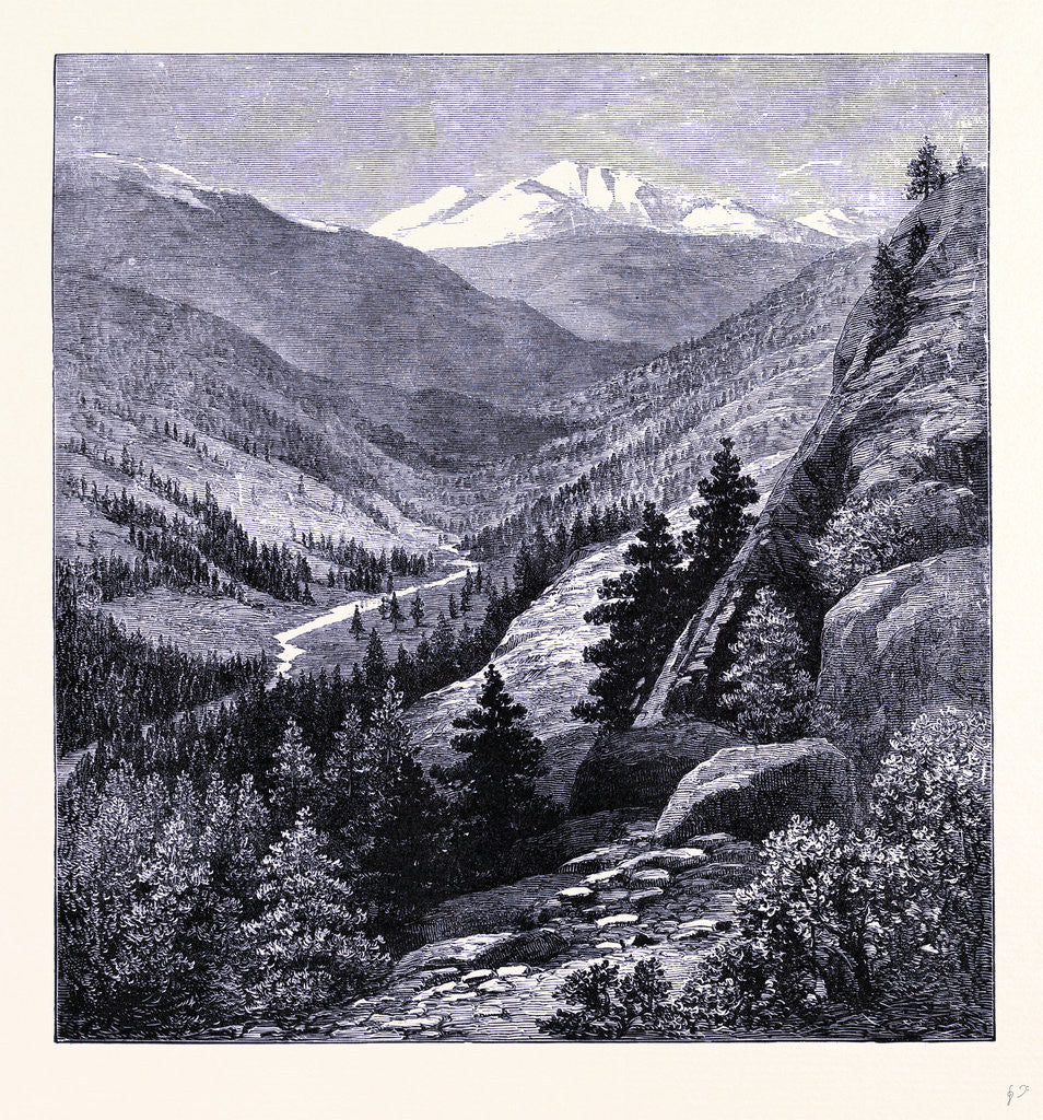 Detail of Gray's Peak by Anonymous