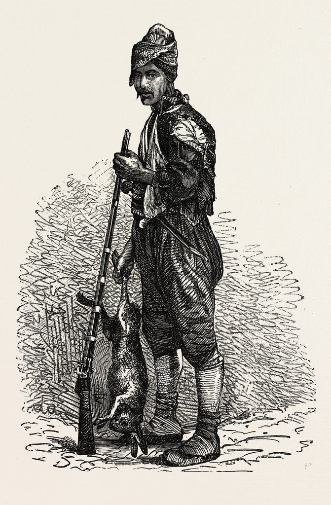 Detail of Kurdish Hunter by Anonymous