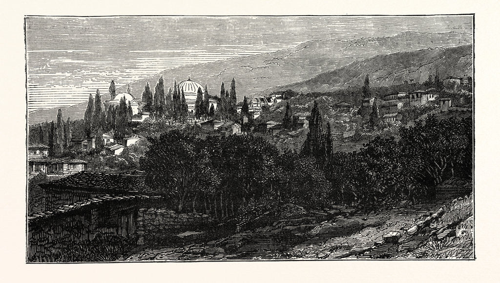 Detail of View Of Brousa, Asia Minor by Anonymous