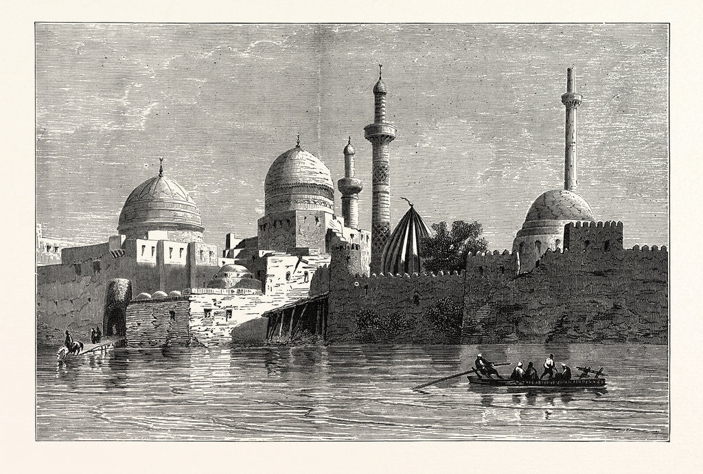 Detail of View Of Mosul (from The Tigris) by Anonymous