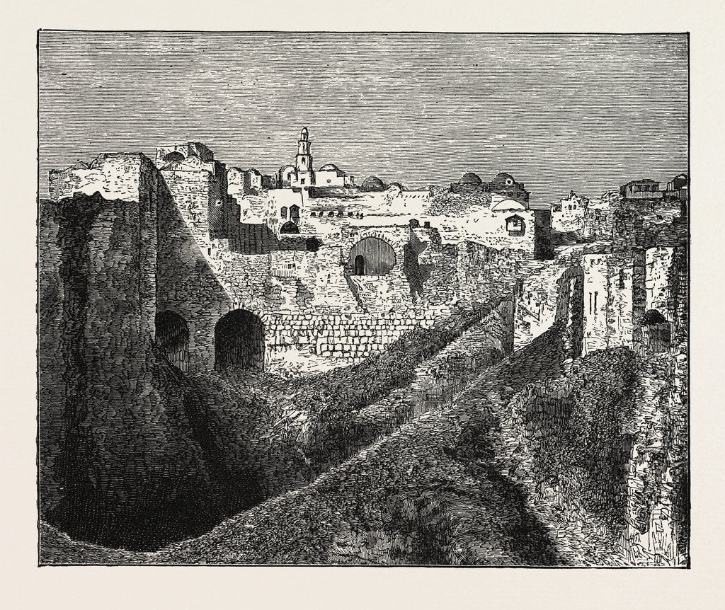 Detail of View Of The Southern Ramparts Of Jerusalem by Anonymous
