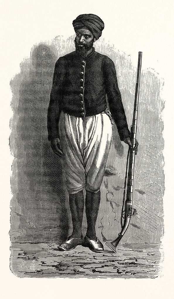 Detail of An Arab Soldier Of Tunis. by Anonymous