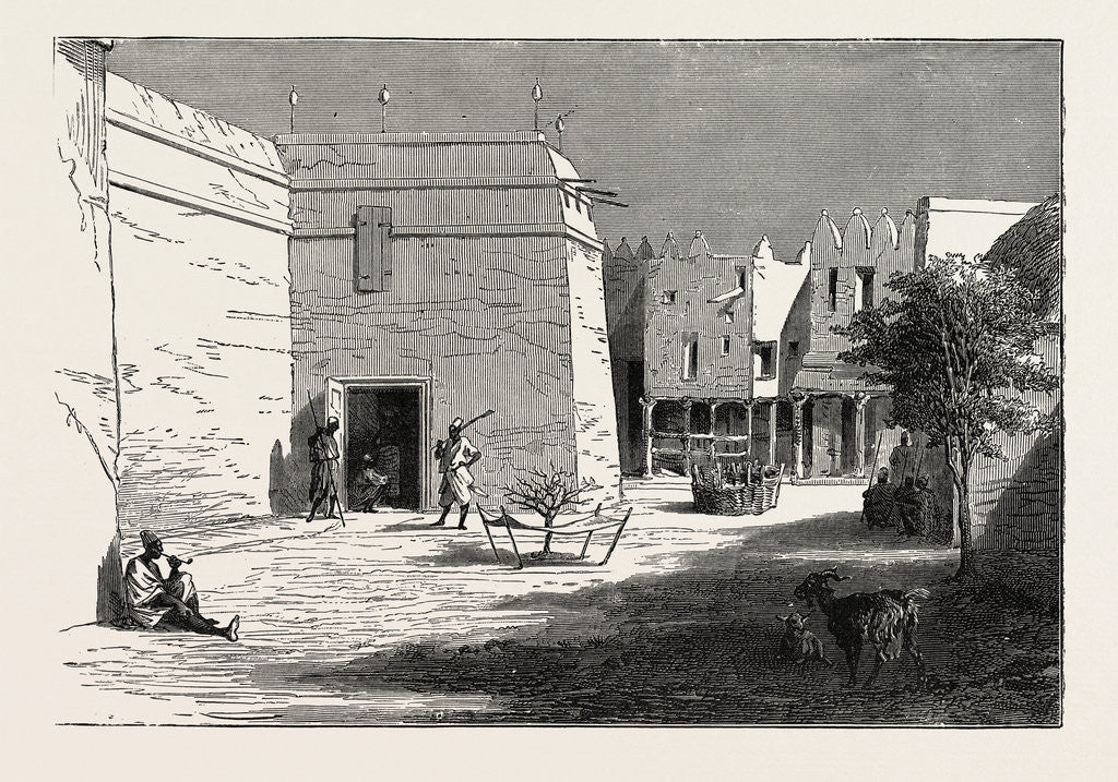 Detail of The Palace At Sego by Anonymous