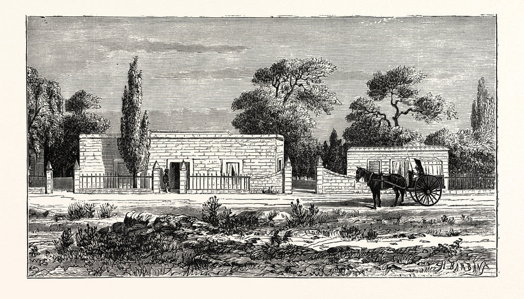 Detail of House Of A Rich Boer, Or Dutch Farmer, South Africa by Anonymous