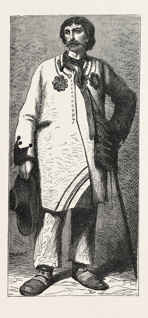 Detail of Traditional Slavonic Dress by Anonymous