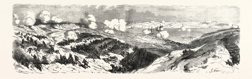 Detail of The two columns of attack of the Mayran division by Anonymous