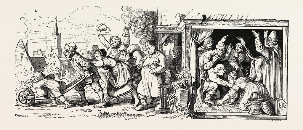 Detail of fantastic tales by Ludwig Richter by Anonymous