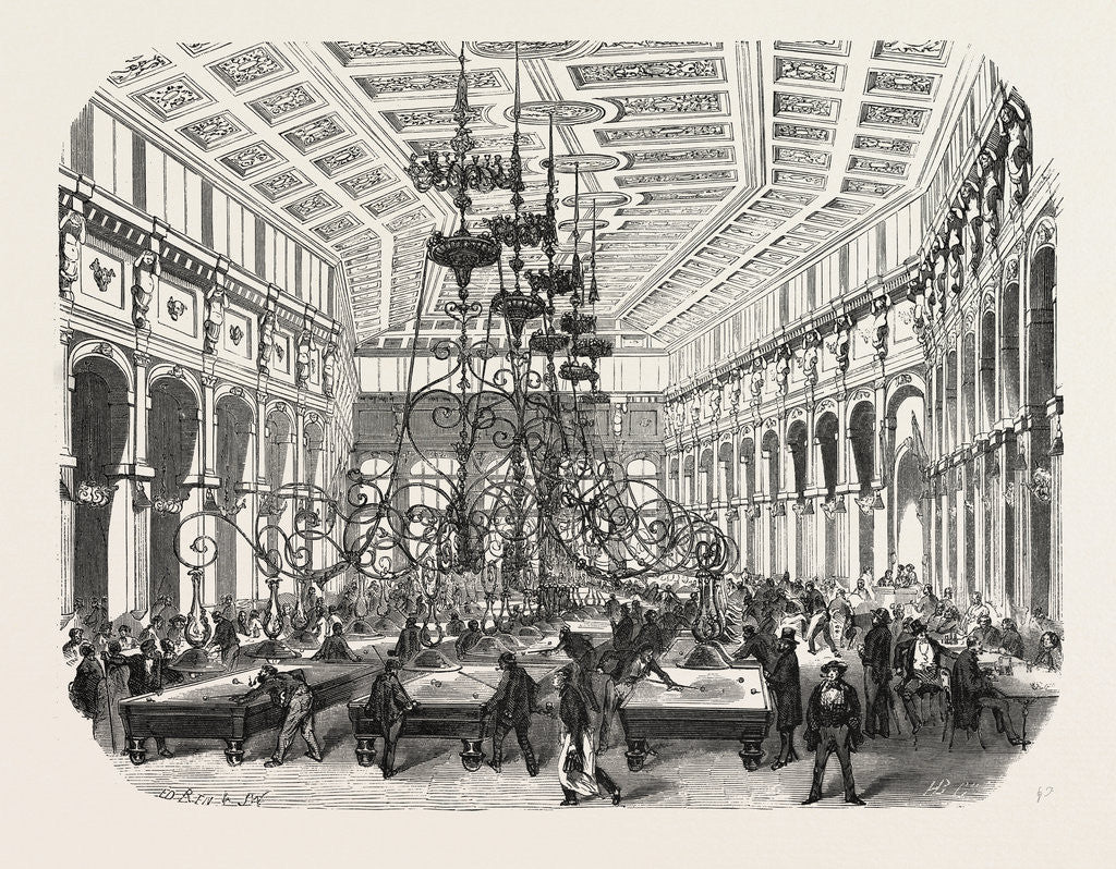 Detail of The Grand Cafe Parisien on the Boulevard Saint-Martin, Paris, France by Anonymous