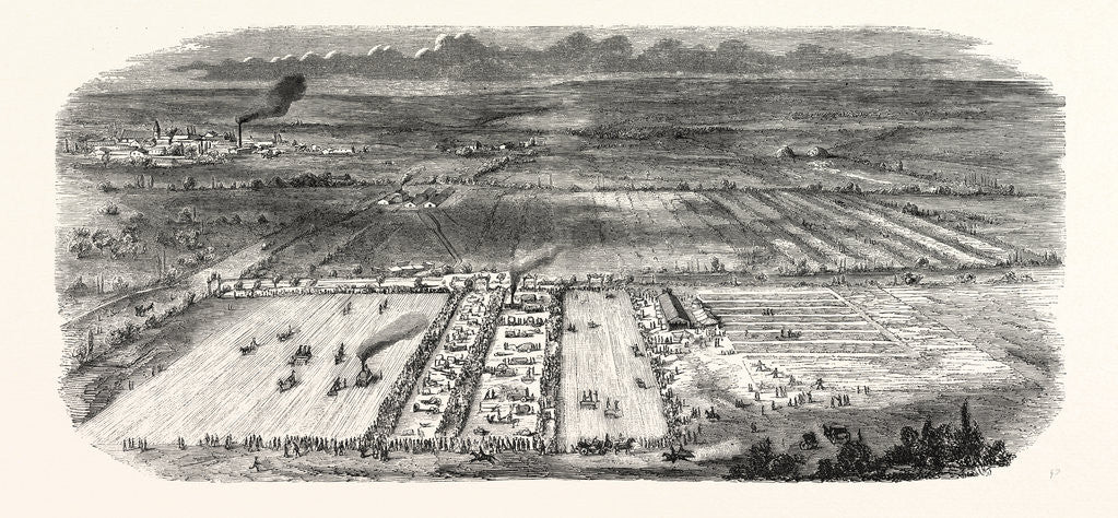 Detail of Agricultural Exhibition in Trappes by Anonymous