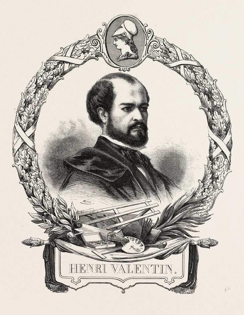 Detail of Henri Valentin 10 January 1820 in Allarmont (Vosges) and Died the 11 August 1855 in Strasbourg (Bas-Rhin), French Engraver by Anonymous