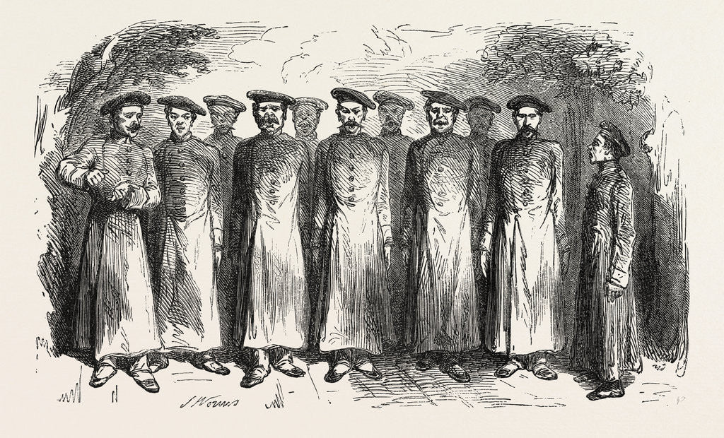Detail of Cossack Songs by a Chorus of Russian Prisoners by Anonymous