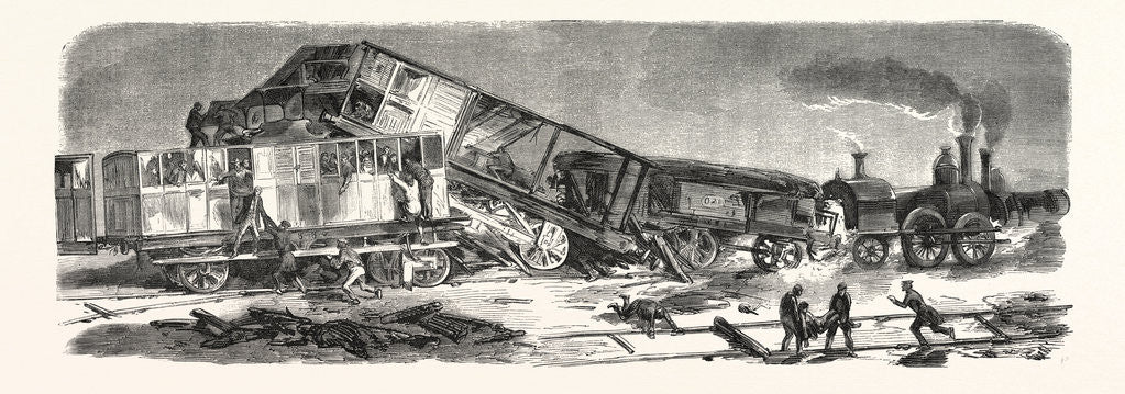 Detail of Accident Happened on the Versailles Railway, September 9, 1855, France by Anonymous