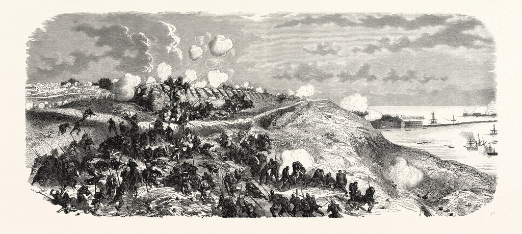 Detail of Attack of the Redan Du Carenage of the Division Dulac. The Crimean War, 1855 by Anonymous