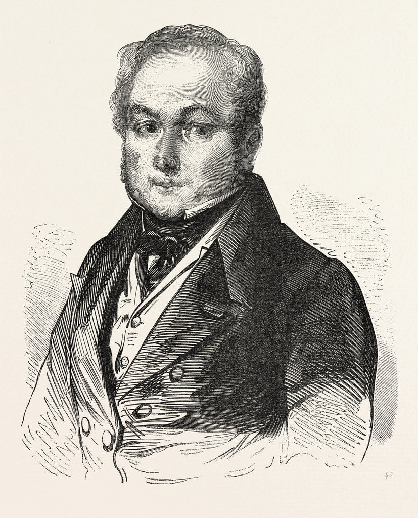 Detail of Dr. Magendie, Who Died in Paris October 11, 1855. Francois Magendie Was a French Physiologist by Anonymous