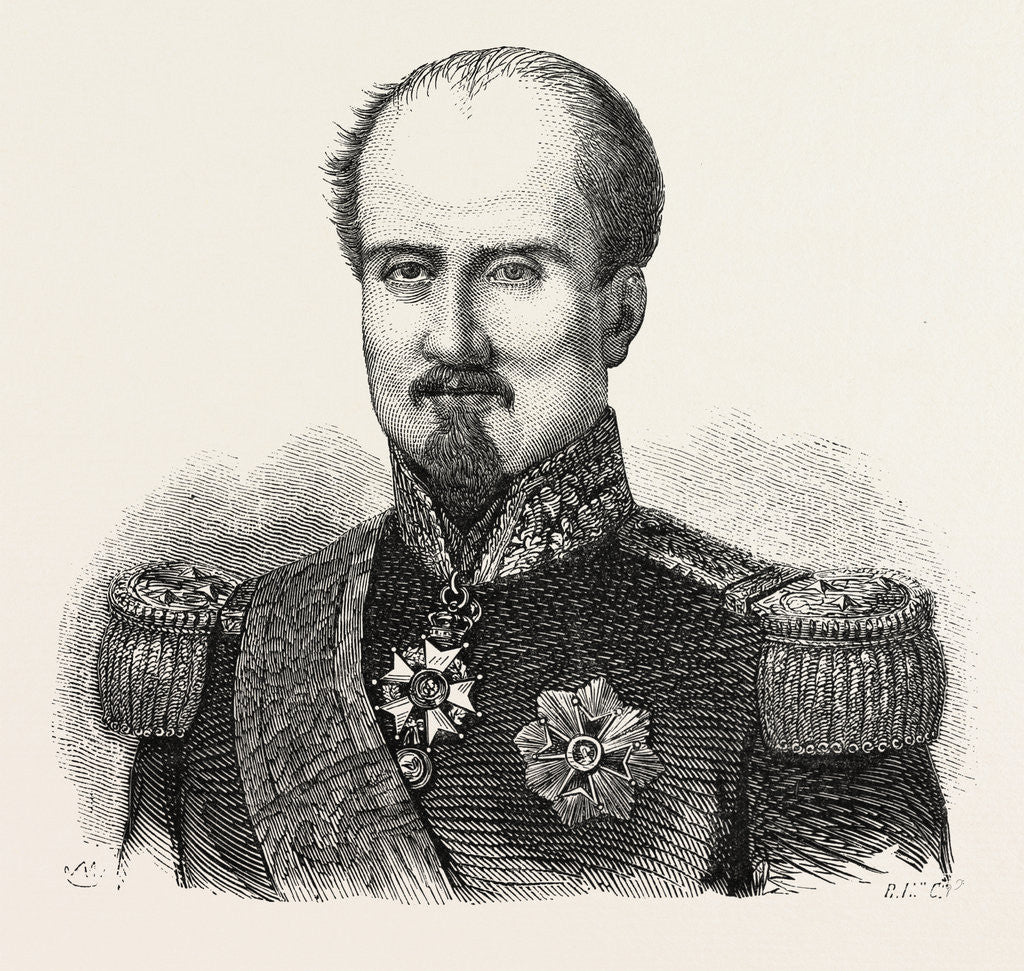 Detail of General Brunet, Killed Before Sebastopol. The Crimean War, 1855. French Brigade Commander in Assault on the Malakoff by Anonymous