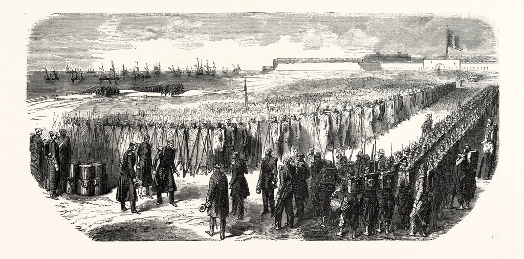 Detail of Surrender of the Garrison of Kinburn. The Crimean War, 1855 by Anonymous