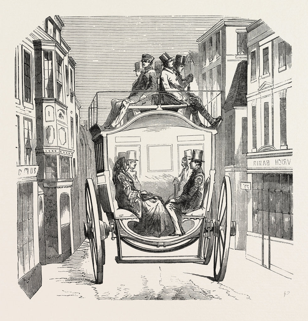 Detail of Model Adopted by the New Bus Company from the City of London. Interior Trim. 1855 by Anonymous