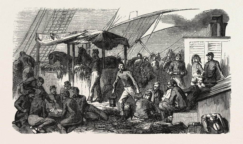 Detail of Planning Horses on Board by Anonymous