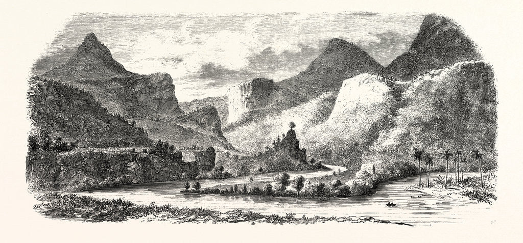 Detail of State Honduras. Course of the River Mejecote by Anonymous