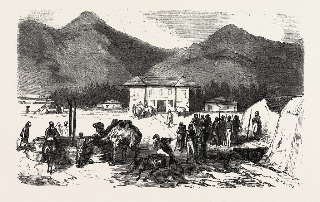Detail of Camp Sefer Pasha, in Batum, 1855 by Anonymous
