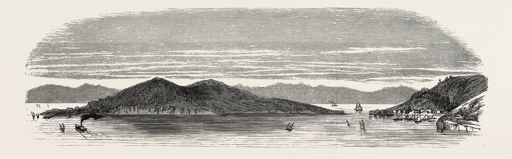 Detail of The Princes' Islands in Constantinople (Istanbul), 1855 by Anonymous