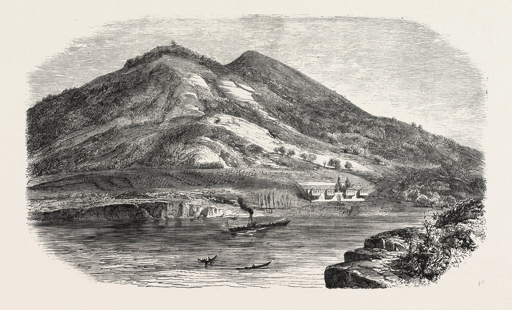 Detail of Camp of the Russian Prisoners on the Island of Prinkipo, 1855 by Anonymous