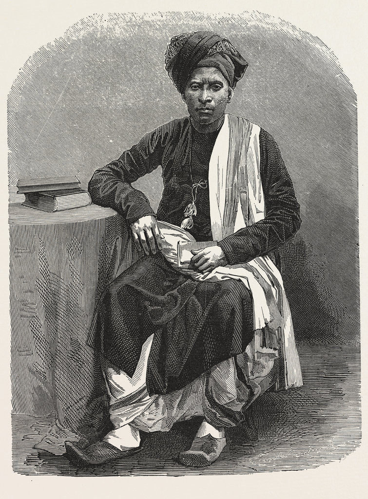 Detail of Merchant of Surat, India by Anonymous