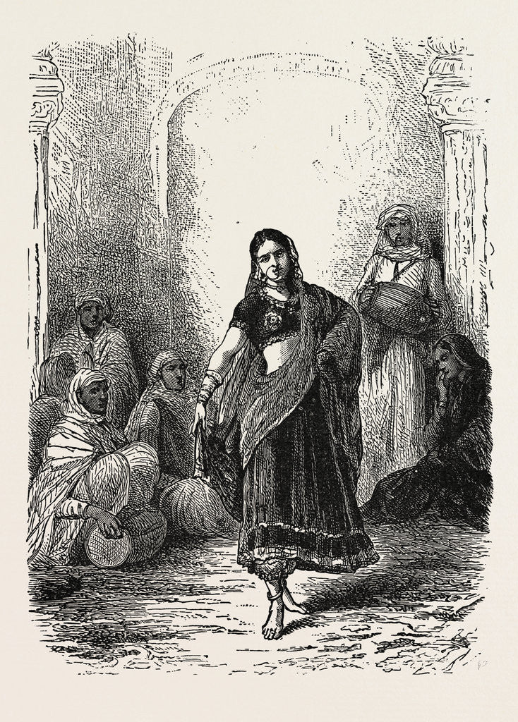 Detail of Dancing Girl of Mewat, India by Anonymous