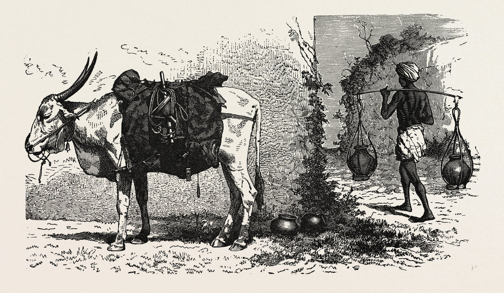 Detail of Water Carriers, India by Anonymous