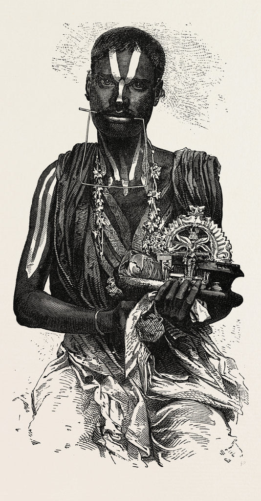 Detail of Hindoo Fakir, India by Anonymous