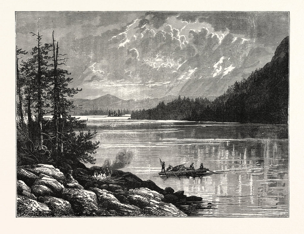 Detail of View of Sooke Lake, Vancouver Island by Anonymous