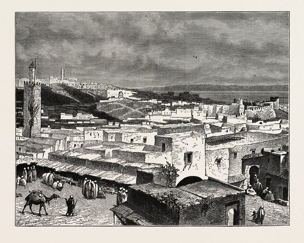 Detail of View of Tangiers, from the Landward Side by Anonymous