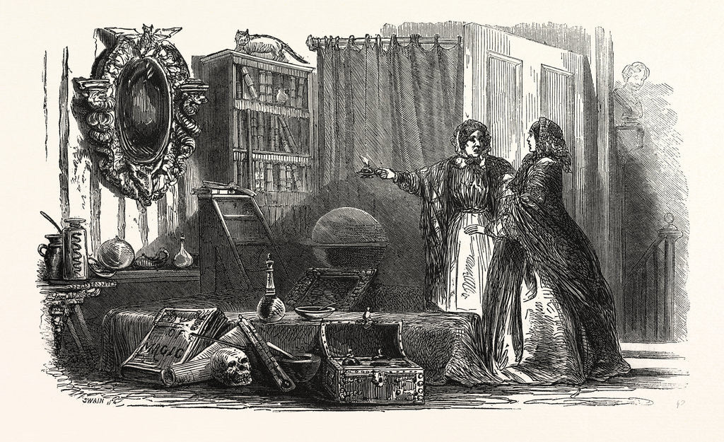 Detail of The Magic Mirror, Huard And Skelton by Anonymous