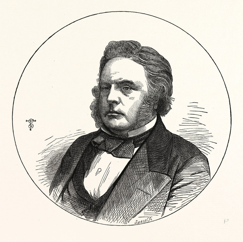 Detail of John Bright, Esq., M.P. by Anonymous