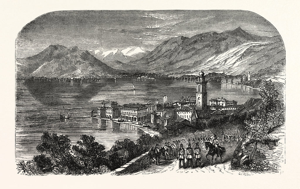 Detail of Lago Maggiore, Italy by Anonymous