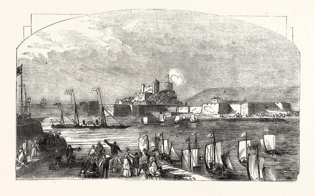 Detail of Her Majesty's Visit to St. Helier, the Capital of Jersey by Anonymous