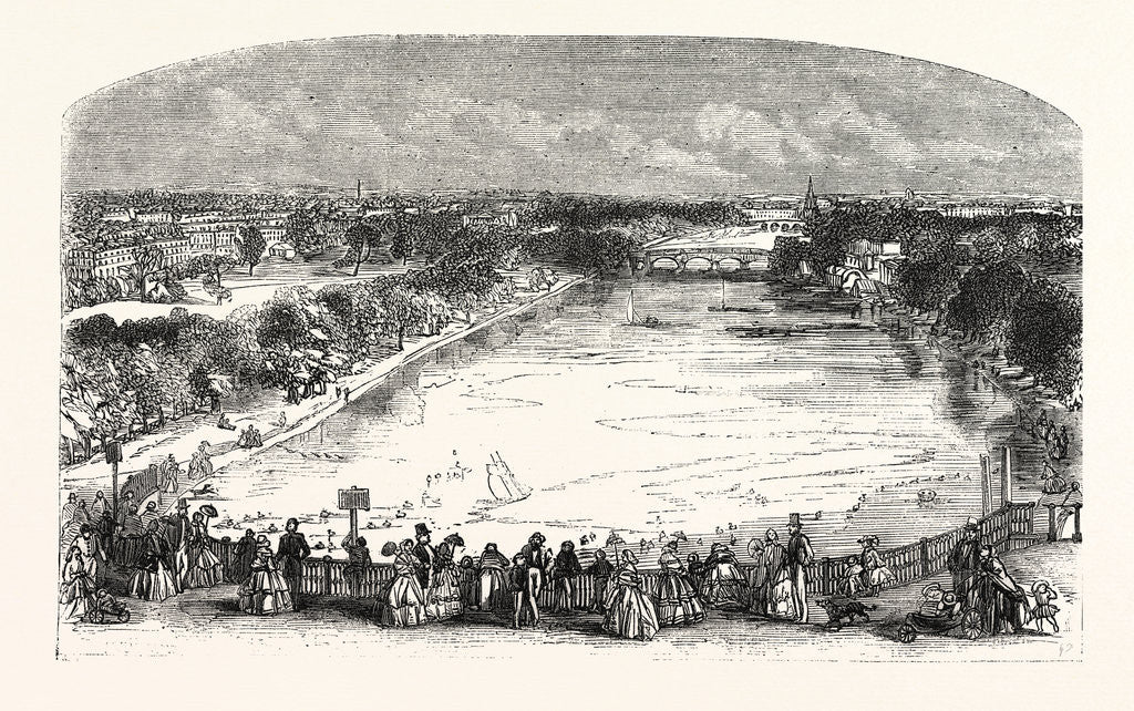 Detail of The Serpentine by Anonymous