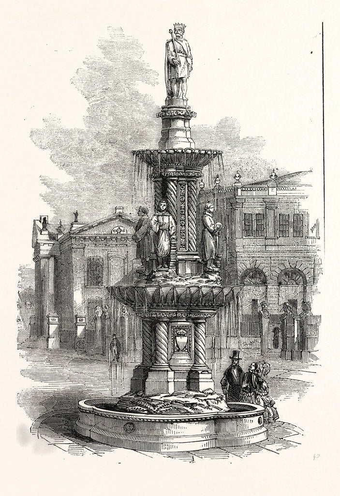 Detail of Memorial Fountain to King Alfred by Anonymous