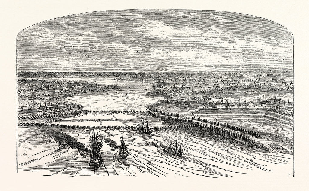 Detail of The Mouth of the Peiho River by Anonymous