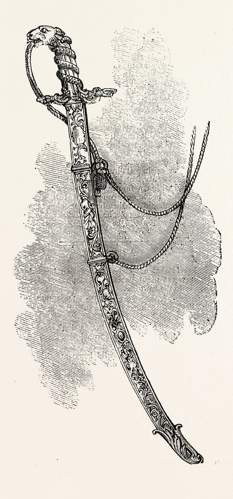 Detail of Presentation Sword to Lord Clyde, a Citizen of London by Anonymous