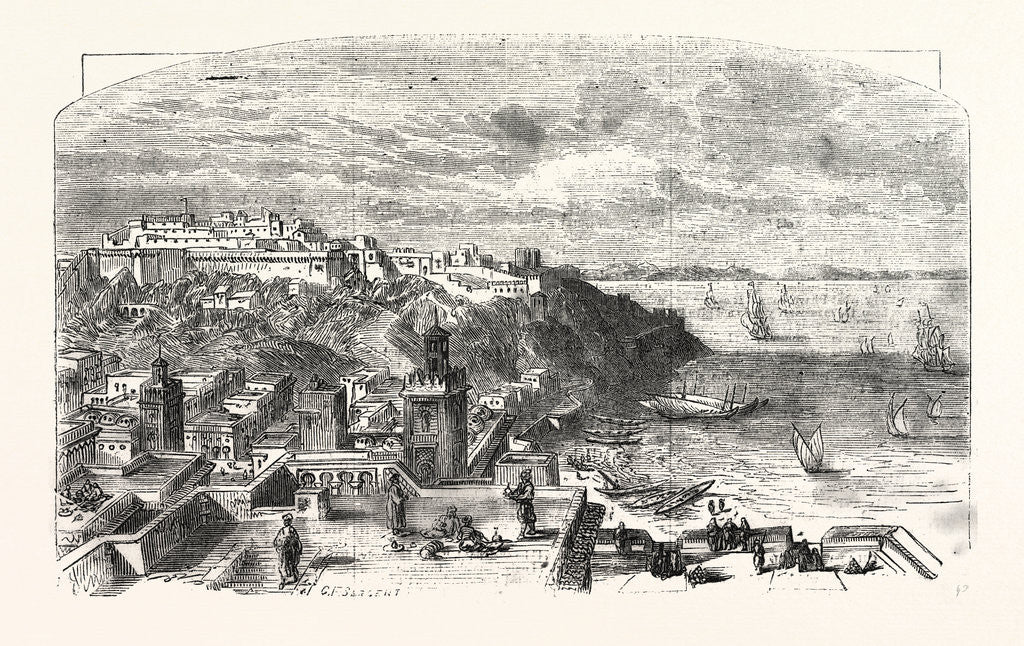 Detail of Tangiers, a Seaport of Morocco by Anonymous
