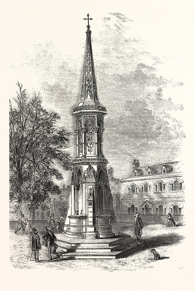 Detail of Banbury Cross, Memorial Cross Erected in Honour of the Marriage of the Princess Royal by Anonymous