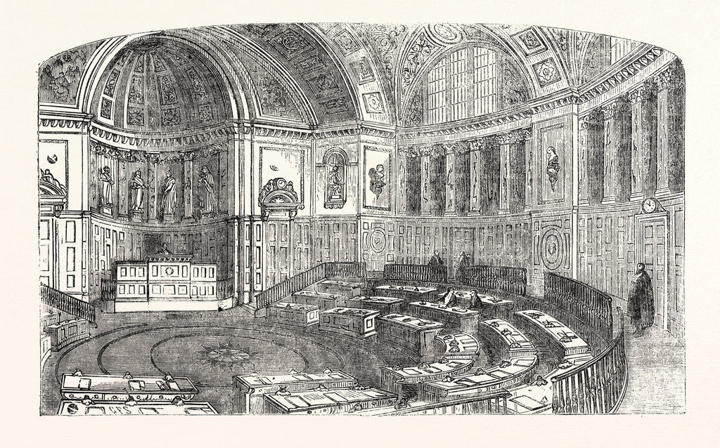 Detail of The Senate House of the Luxembourg Palace, Paris by Anonymous