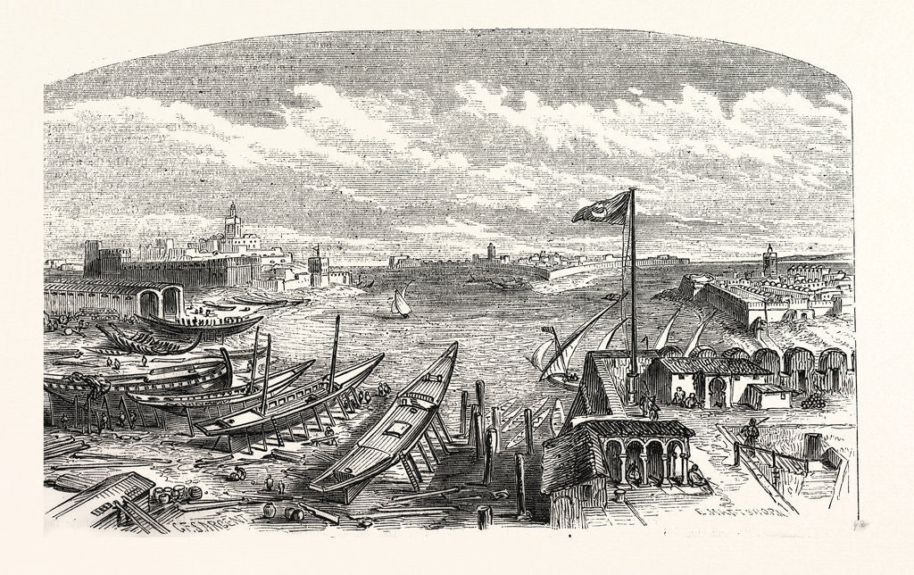 Detail of Sallee and Rabat, on the Morocco Coast by Anonymous