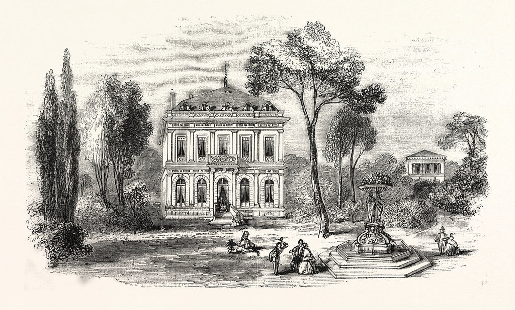 Detail of Rossini's Villa at Passy an Area of Paris, France by Anonymous