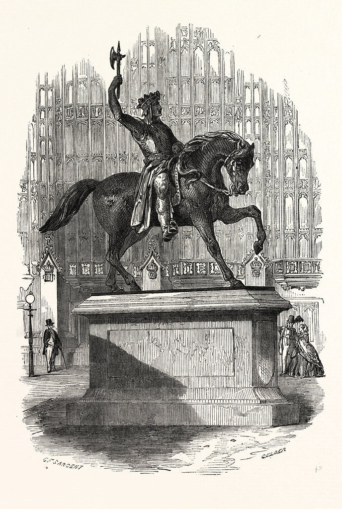 Detail of Richard Coeur De Lion or Richard the Lionheart by Anonymous