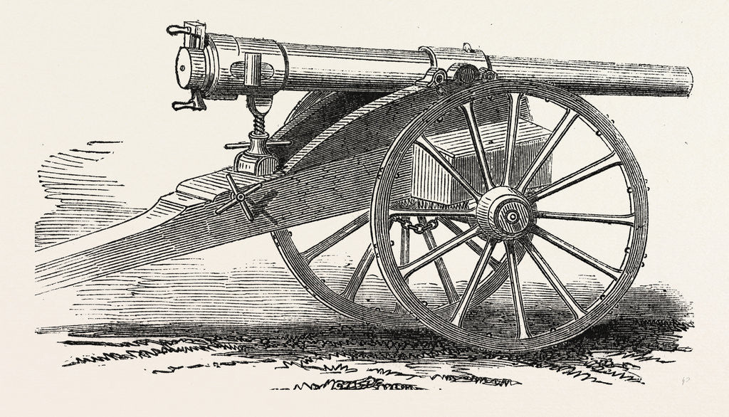 Detail of Improved Breech-Loading Gun by Anonymous